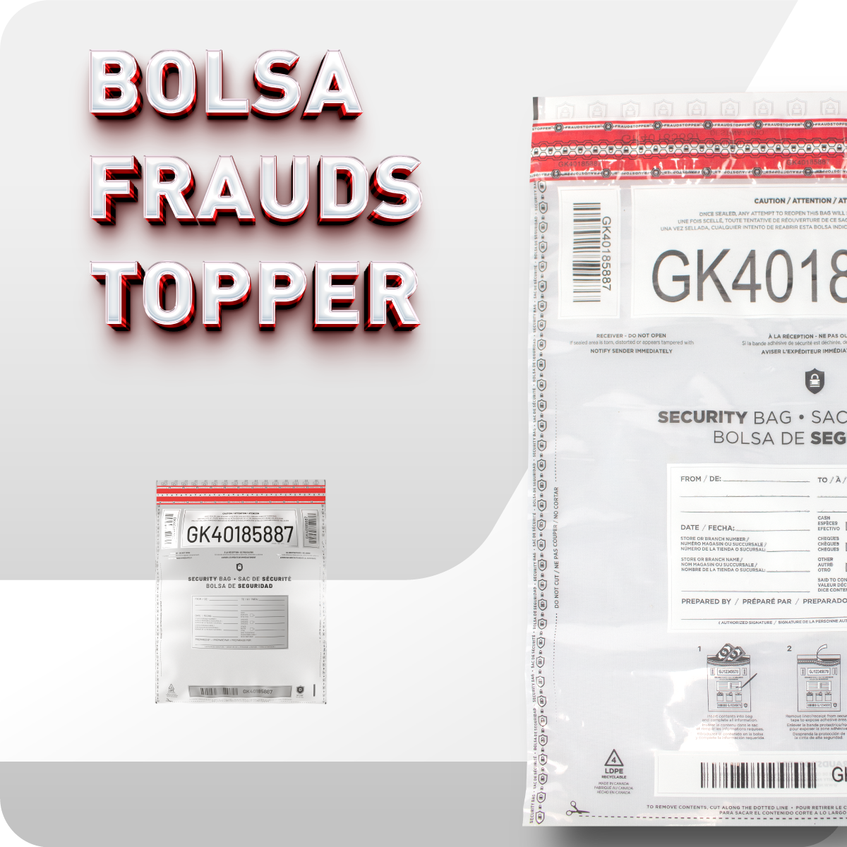 Bolsa de Alta Seguridad "Fraudstopper"