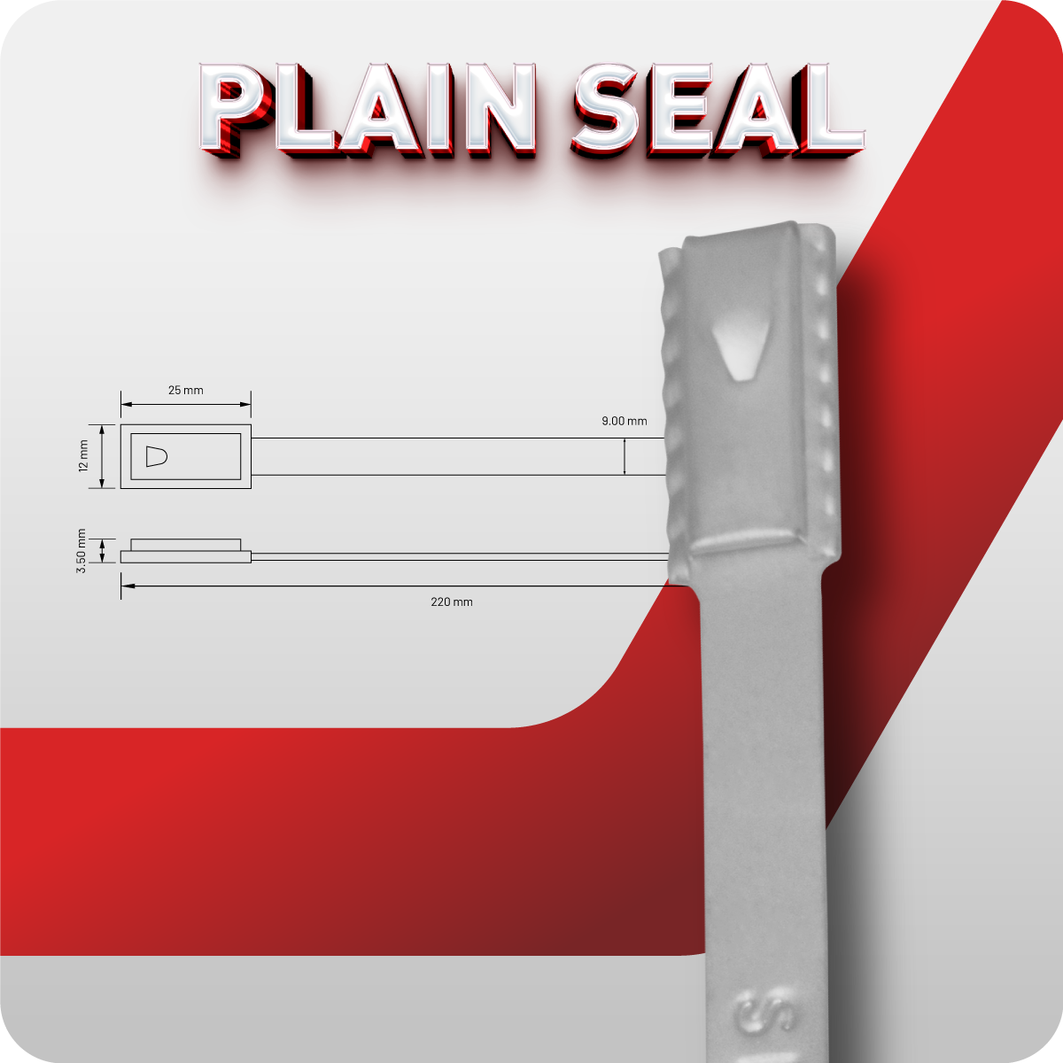 Plain Seal | Sello Metálico