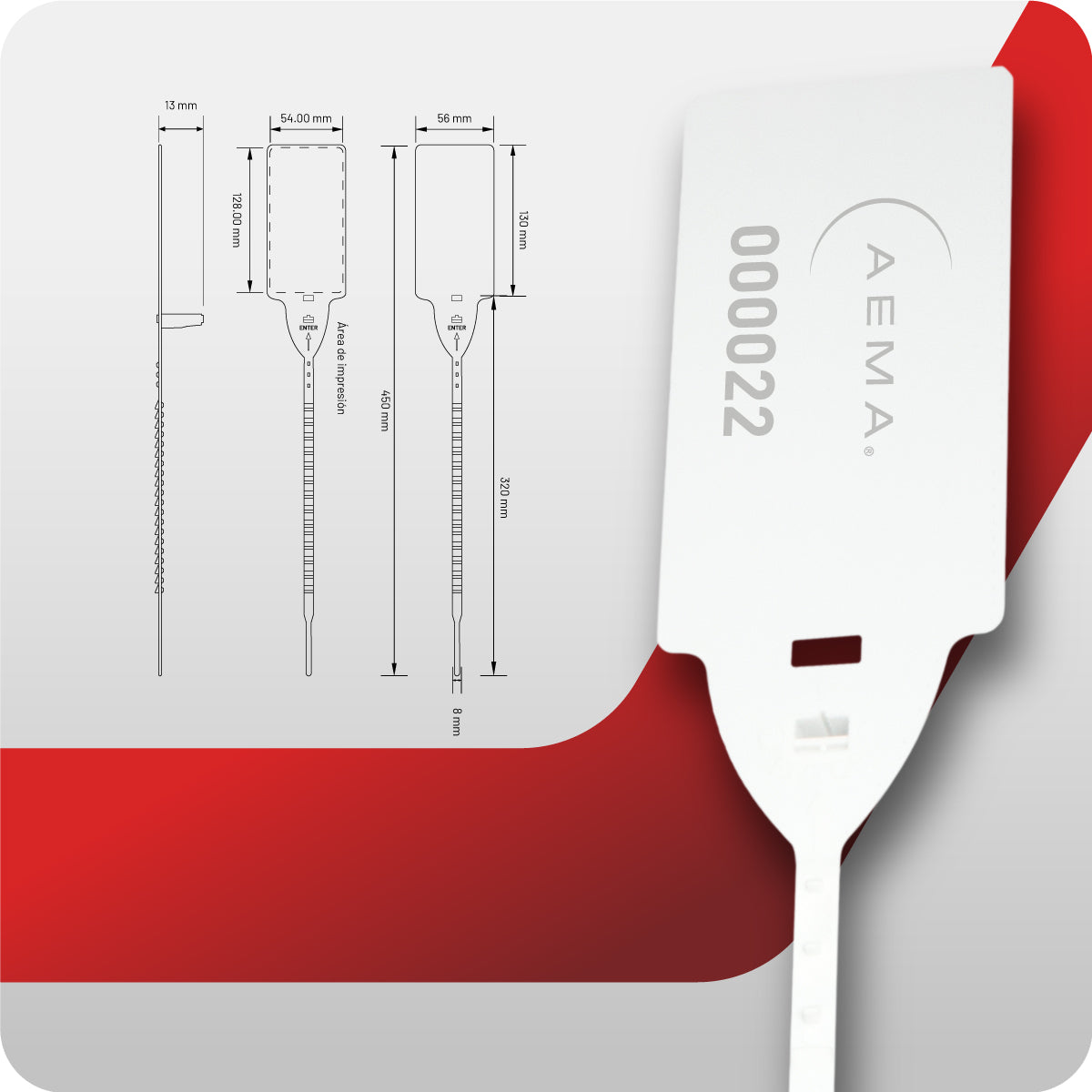 Big Seal | Sello Indicativo tipo Etiqueta