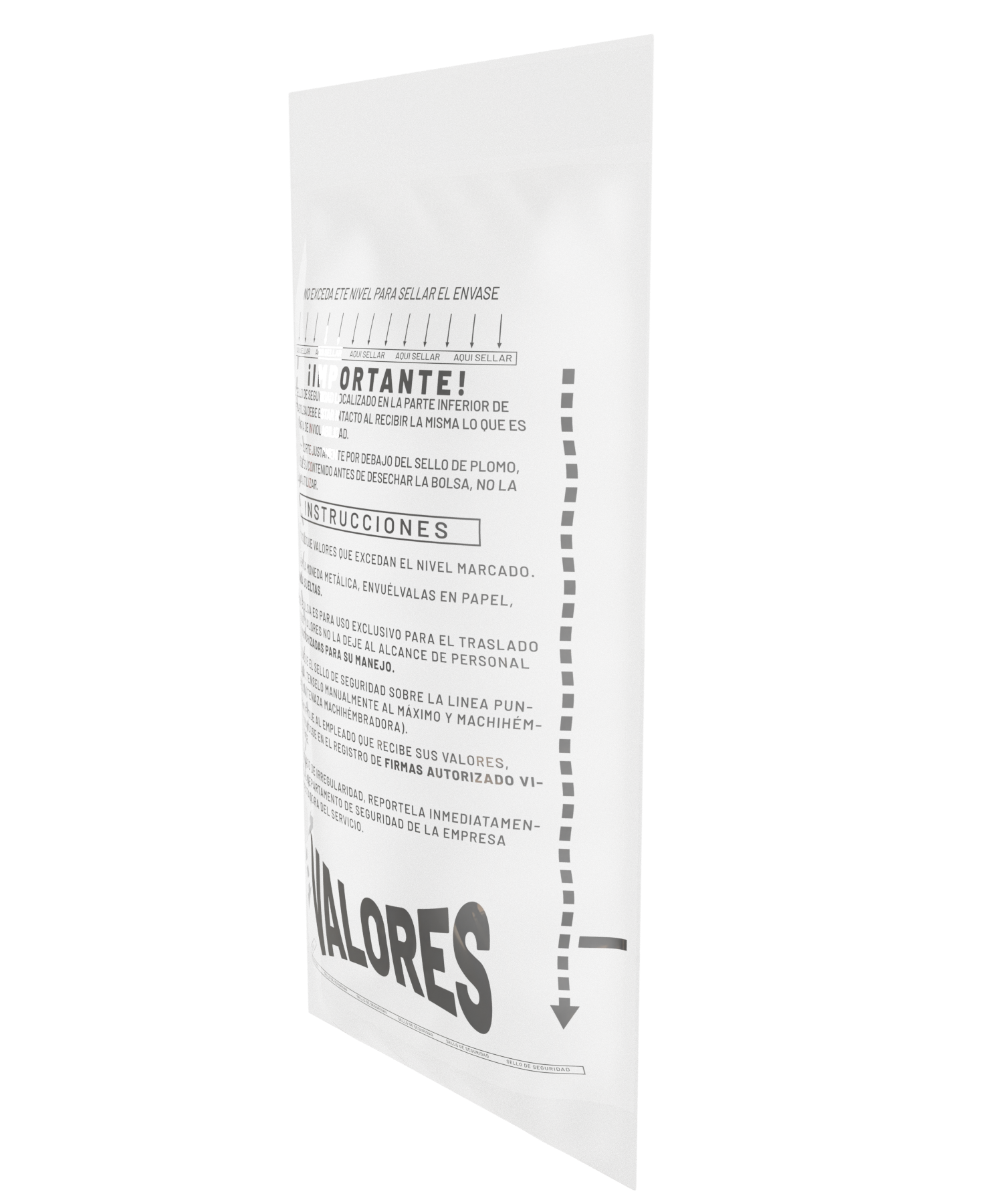 Bolsa para Monedas | 30 x 50 con orificios | Paq. 500 Pzas.