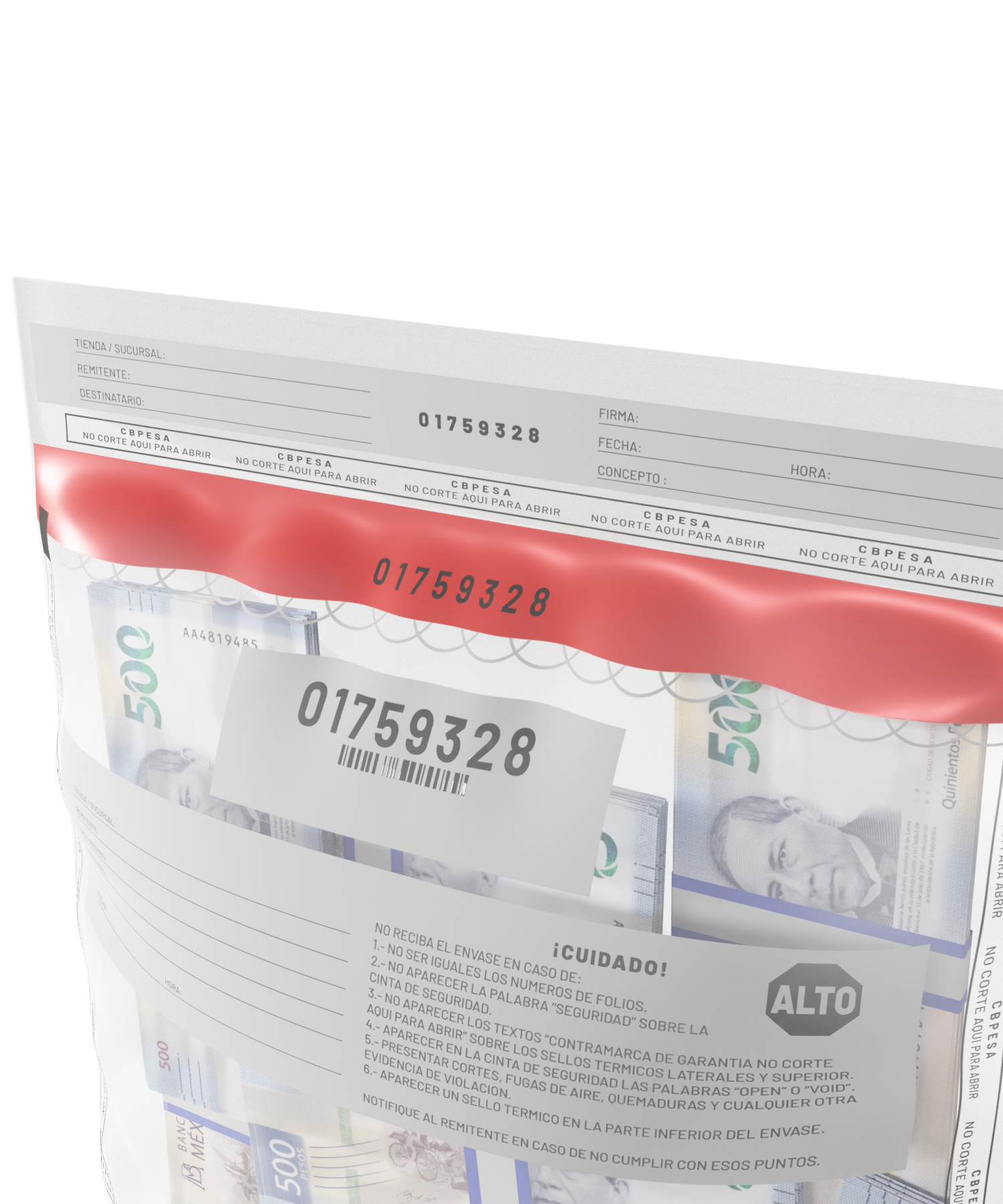 Bolsa de Seguridad "Open/Void" | Paq. 1000 Pzas.