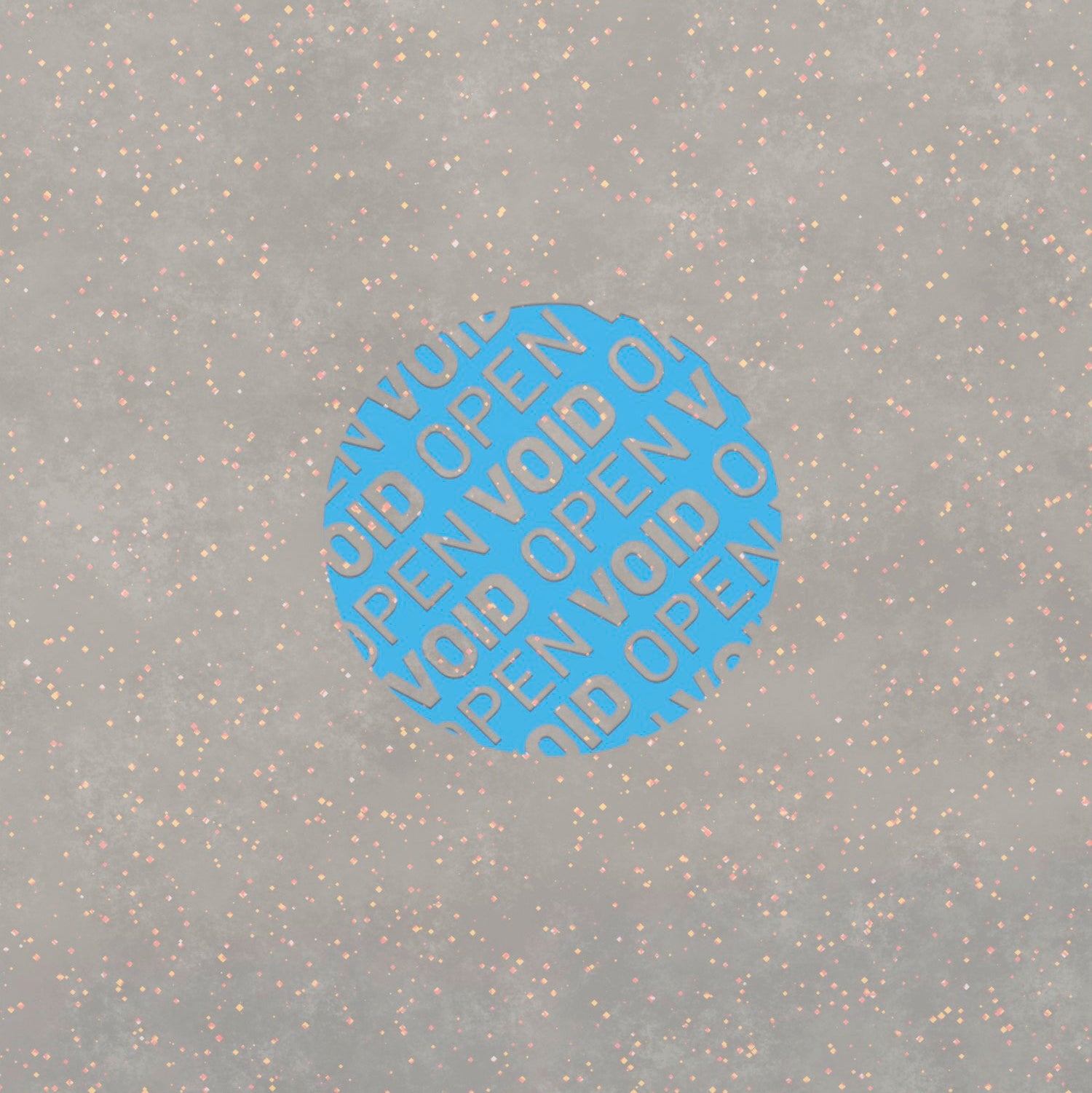 Etiqueta Circular de Seguridad con Residuo | 1,000 Pzas.