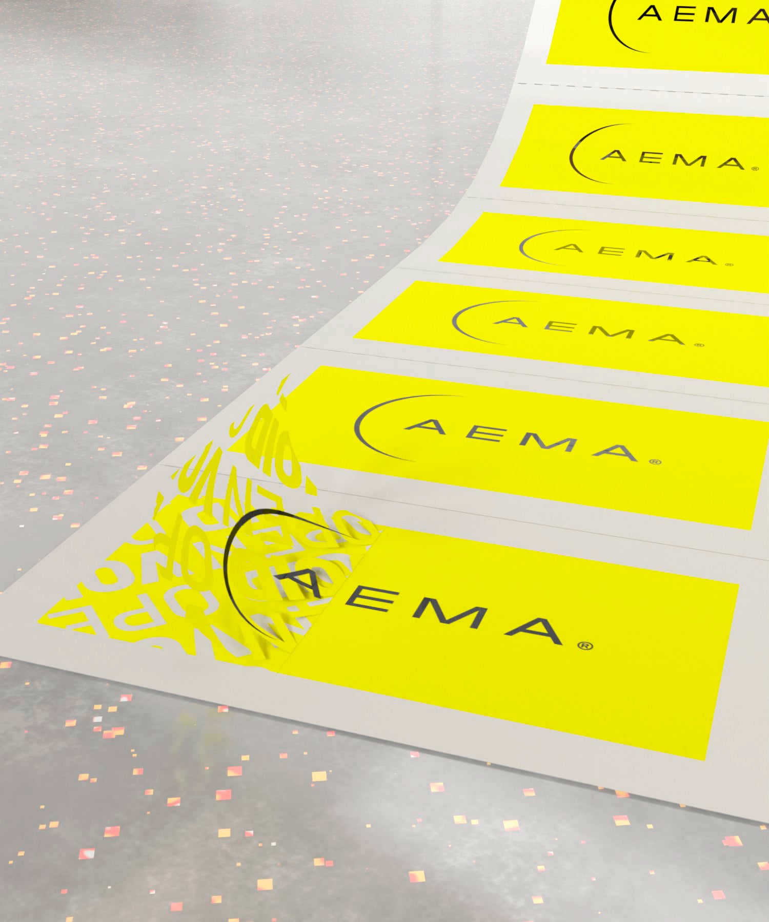 Etiqueta de Seguridad con Residuo