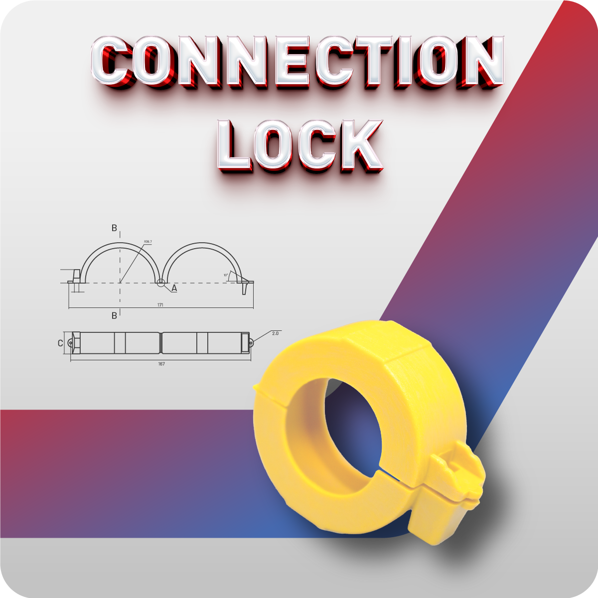 Connection Lock | Sello Antirrobo para Combustible | 100 Pzas.