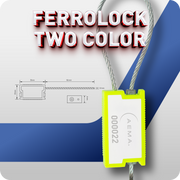 Ferrolock Two Color | Sello de Cable Bicolor 100 Pzas.
