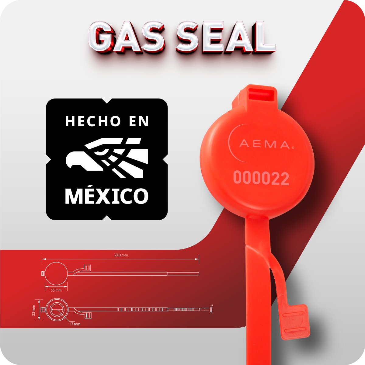 Gas Seal | Sello Indicativo para Cilindros