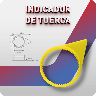 Indicador de Tuerca | Sello de Seguridad Visual