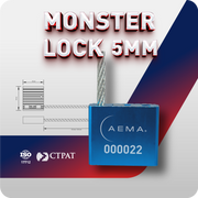Sello de Seguridad de Cable | Monster Lock 5mm 100 Pzas.