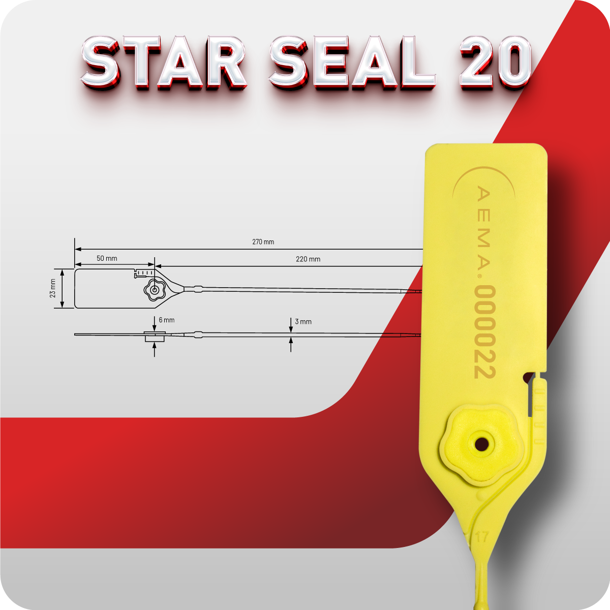 Star Seal 20 | Sello Plástico