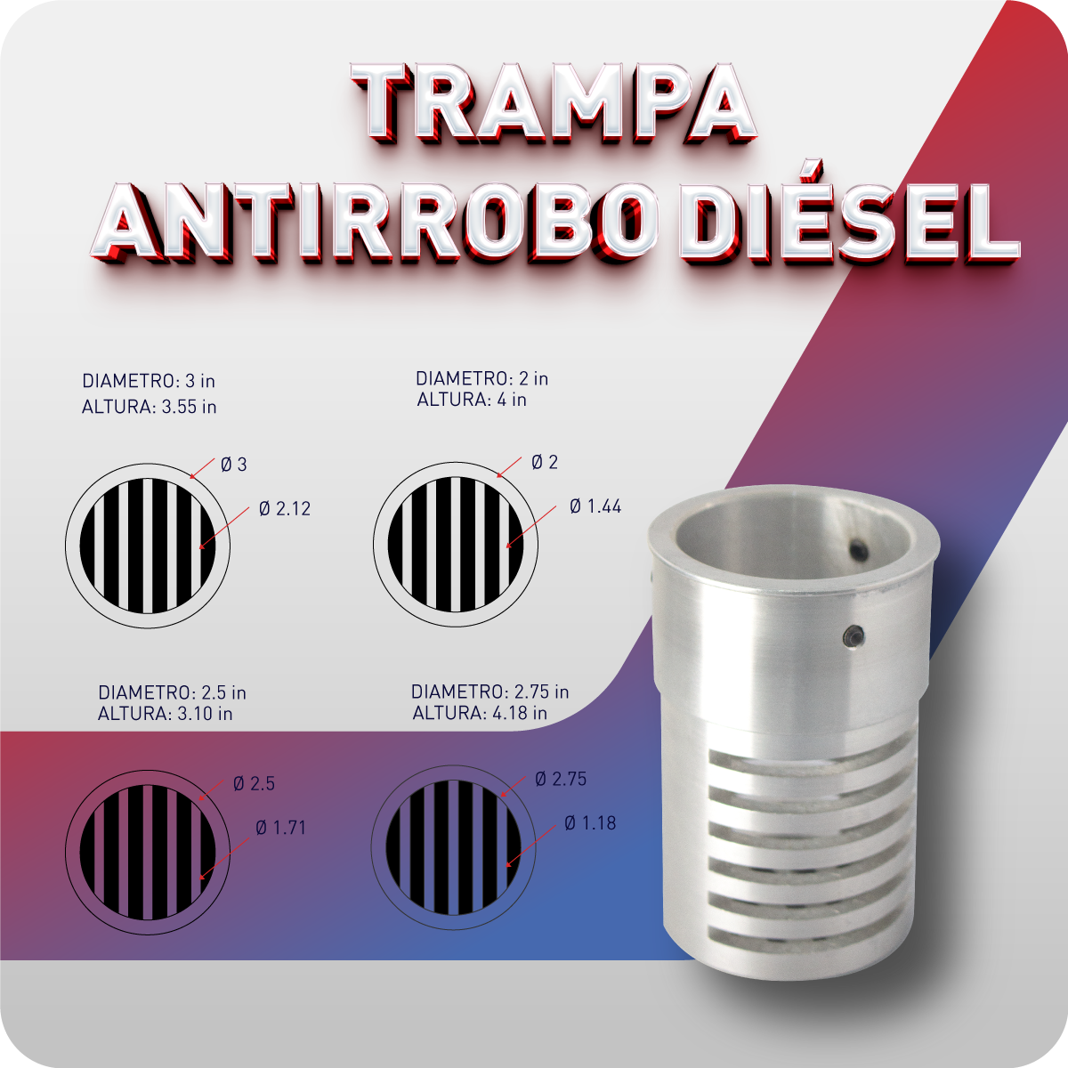 Trampa Antirrobo Diésel