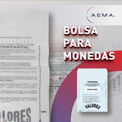 Bolsa para Monedas | 30 x 50  con orificios | Paq. 500 Pzas.