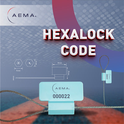 Código hexalock | Sello de cable con paleta