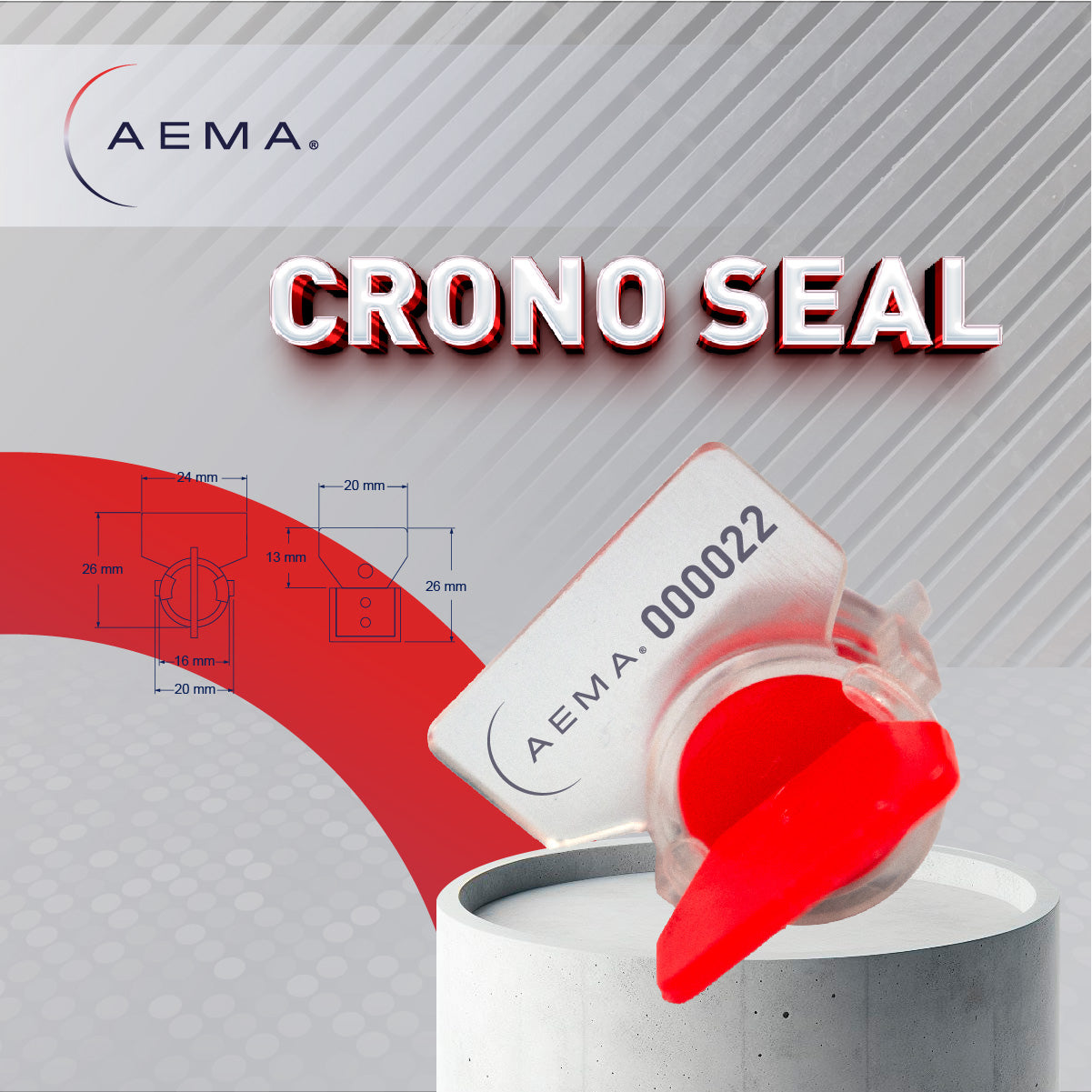 Sello Crono | Sello de cable para medidores
