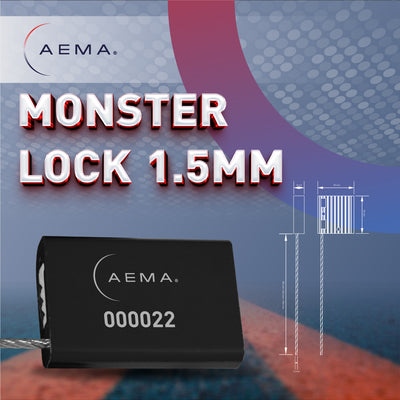 Cerradura Monstruo 1,5 mm | Sellos de cable