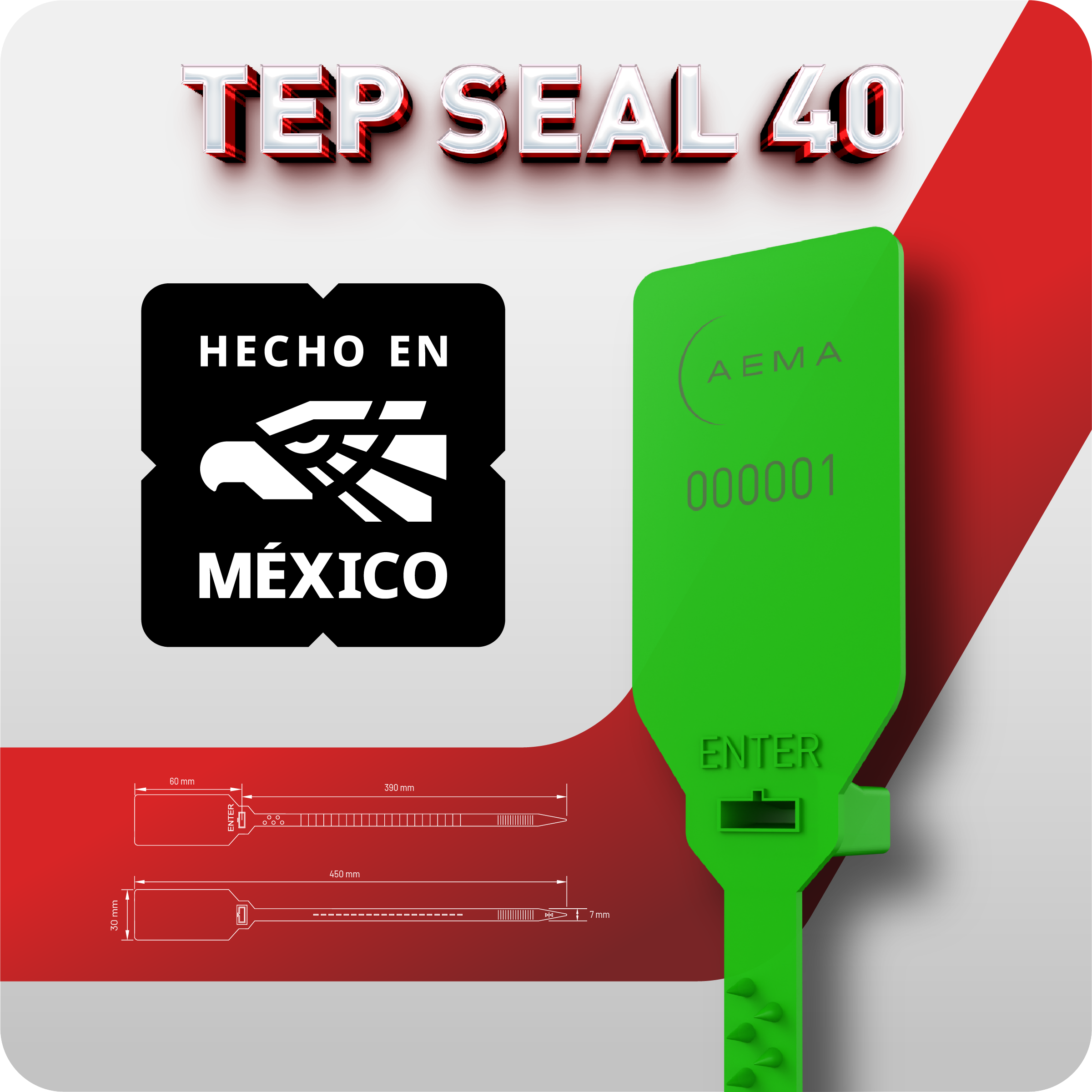 Tep Seal 40 | Sello de Seguridad Plástico