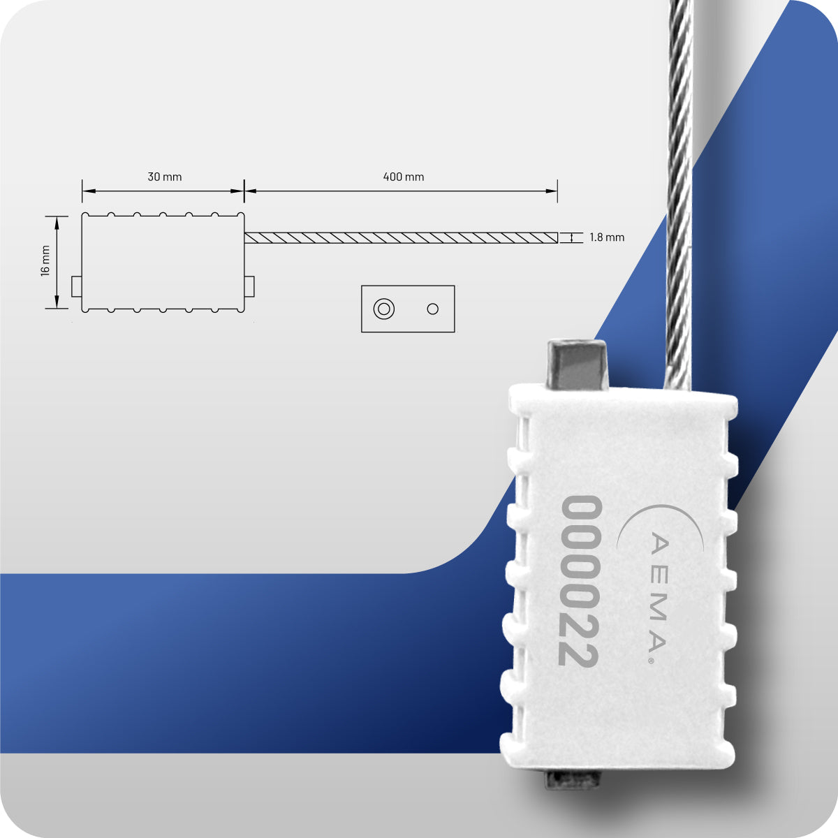 Block Seal | Sello de Cable