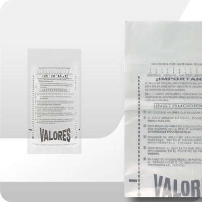 Bolsa para Monedas | 30 x 50  con orificios | Paq. 500 Pzas.