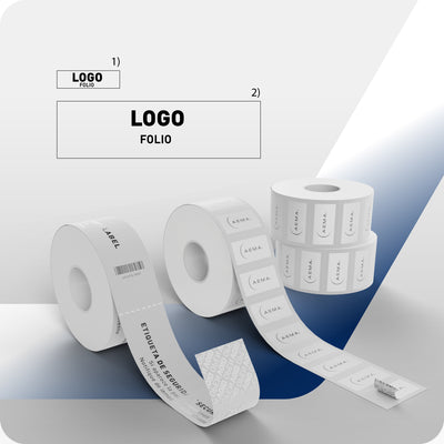 Etiqueta de Seguridad Sin Residuo 25 x 55 mm | 1,000 Pzas.