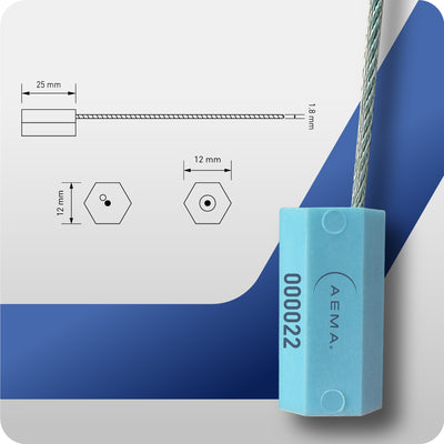 Hexalock 1.8 mm | Sello de Cable 100 Pzas.
