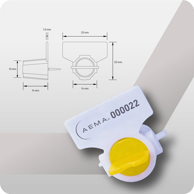 Roto Seal | Sello para medidores 100 pzas.